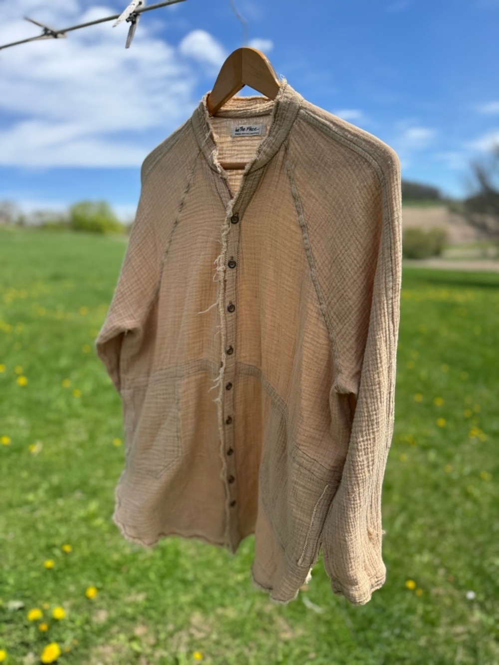 We The Free Cotton Oversized Button Down XS